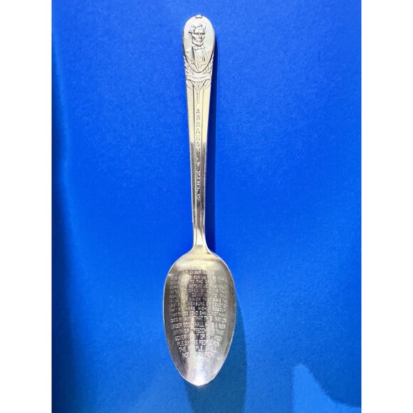 Set of 19 Wm Rogers Co Vintage Presidential Spoons Silver Plated - Picture 14 of 16